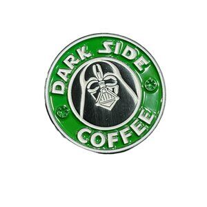 Darth Vader Lapel Pin Dark Side Green Coffee Star Wars Badge Brooch Pin Jewelry